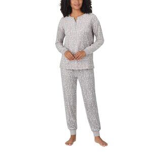 Nautica Women’s 2-Piece Sleepwear Pajama Set Star Grey, Size M (New)